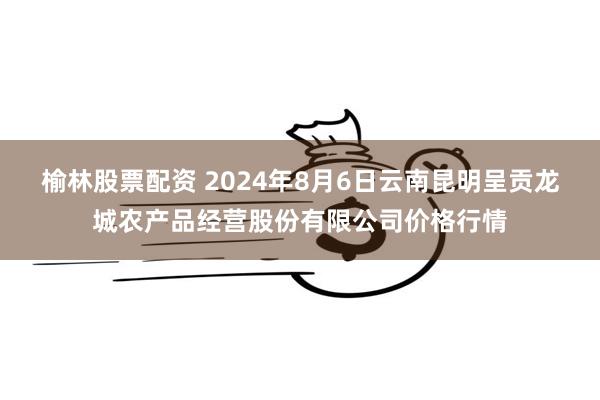 榆林股票配资 2024年8月6日云南昆明呈贡龙城农产品经营股份有限公司价格行情