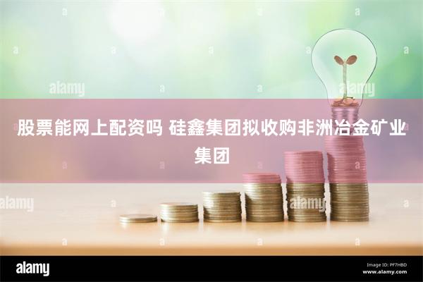 股票能网上配资吗 硅鑫集团拟收购非洲冶金矿业集团