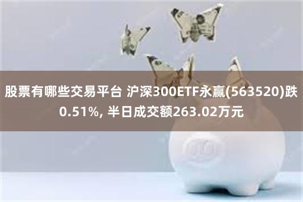 股票有哪些交易平台 沪深300ETF永赢(563520)跌0.51%, 半日成交额263.02万元